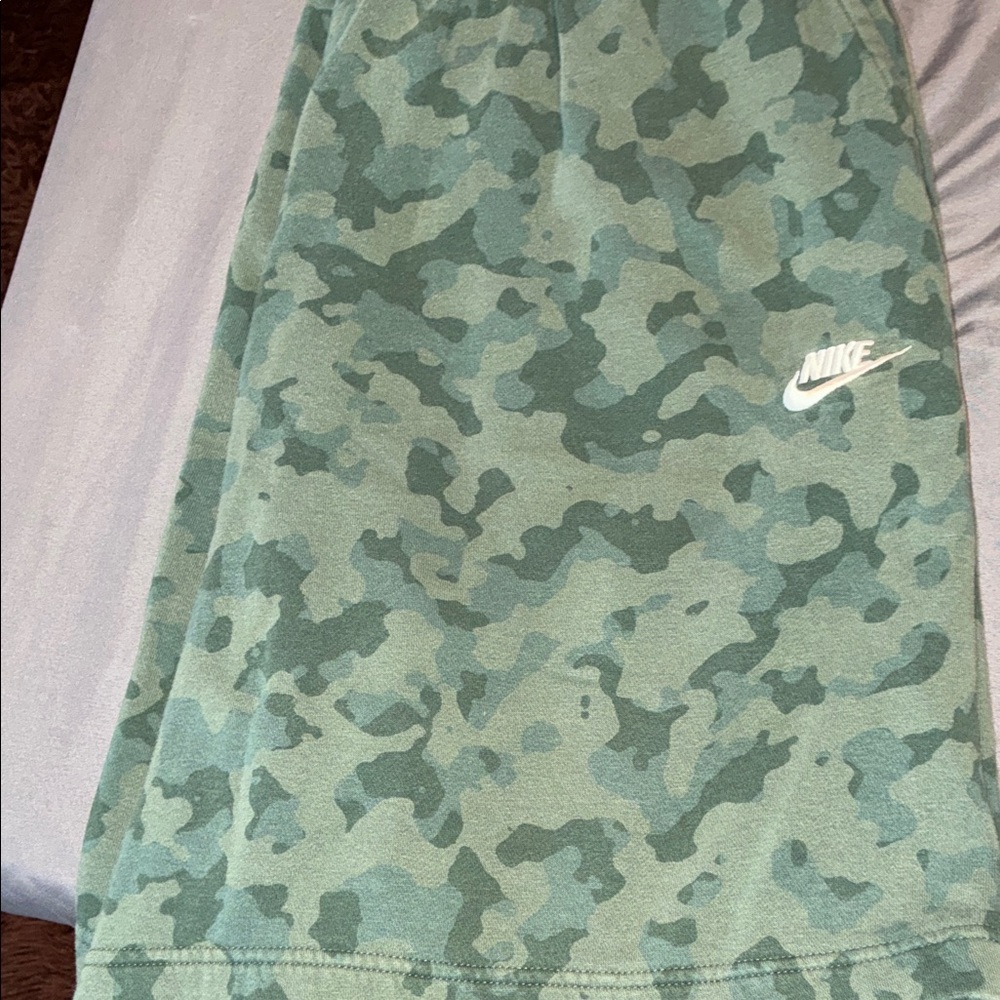 Nike Olive Camo Shorts